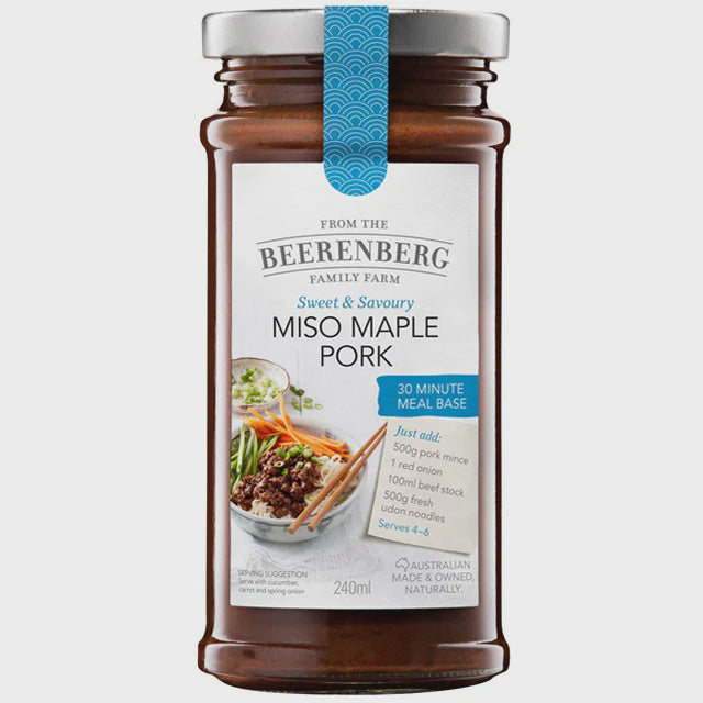 Beerenberg Miso Maple Pork  Meal Base 240ml