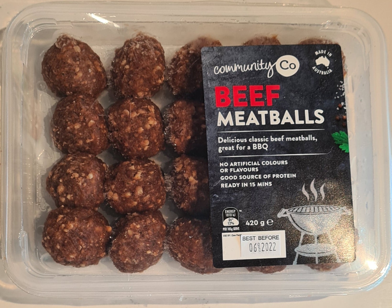 Community Co Beef Meatballs 420g