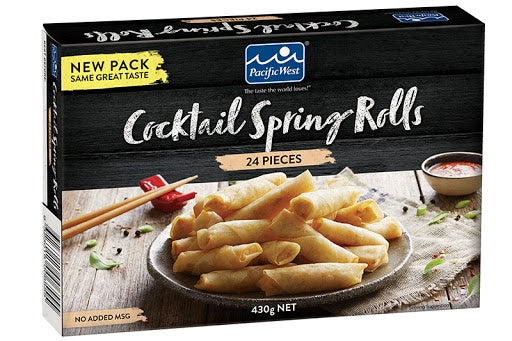 Pacific West Cocktail Spring Rolls 430g