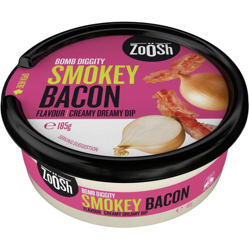 Zoosh Dip Onion and Bacon 185g