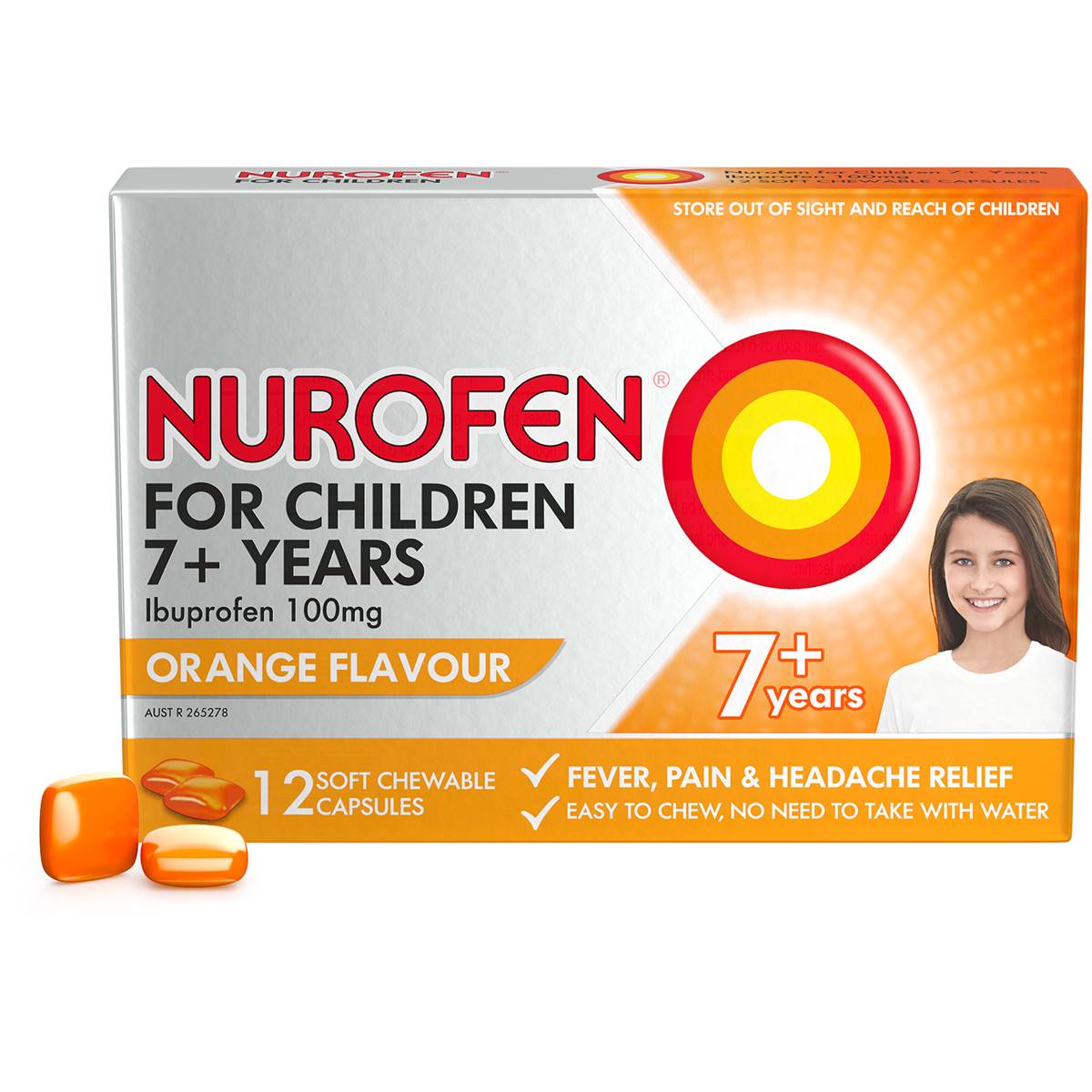 Nurofen Chewable Tablets Child 7+ - Pack of 12