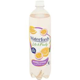 Waterfords Orange Passionfruit Sparkling Mineral Water 1L