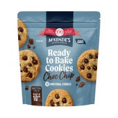 Mckenzies ready to bake Cookie Dough choc chip 400g