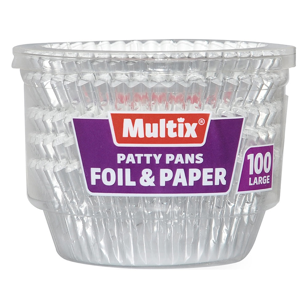 Multix Patty Pans Foil and Paper 100