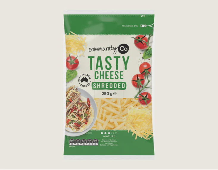 Community Co Shredded Tasty Cheese 250g