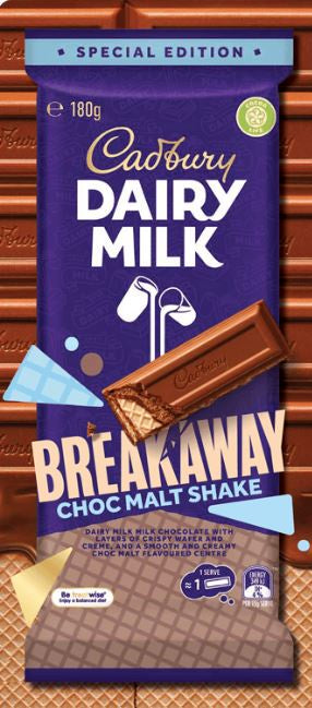 Cadbury Chocolate Breakaway Choc Malt 180g