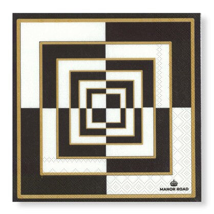 MR Stripe Deco Napkins - Luncheon