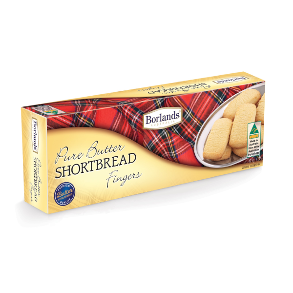 Borlands Pure Butter Shortbread  Fingers 125g