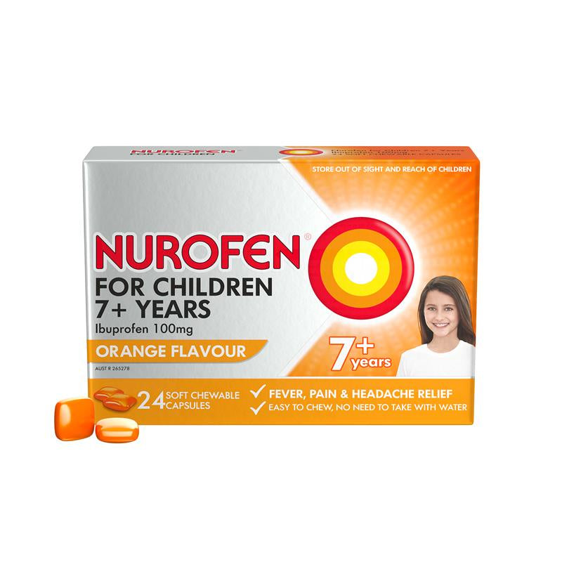 Nurofen Children Chewable Capsules 24pk