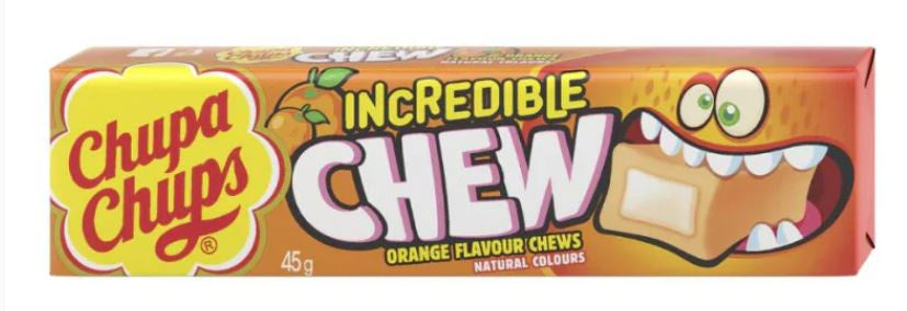 Chupa Incredible Chew Orange 45g