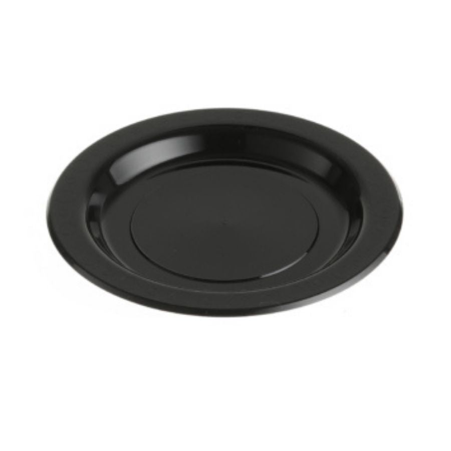 Black Dinner Plate 230mm 25pk