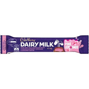 Cadbury Chocolate Dairy Milk Bar Pink Lemonade 50g