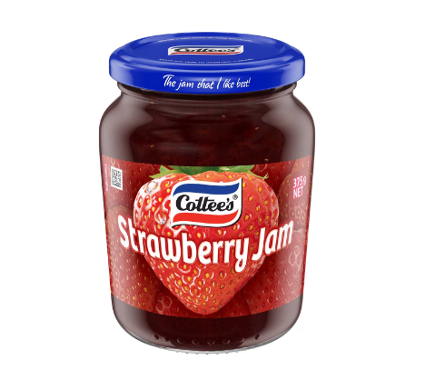 Cottee's Strawberry Jam 375g