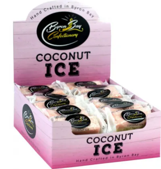 Byron Bay Confectionery Coconut Ice 40g