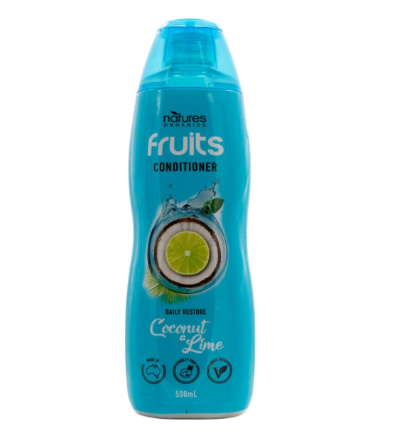 Natures Organics Fruit Conditioner Coconut & Lime 500ml