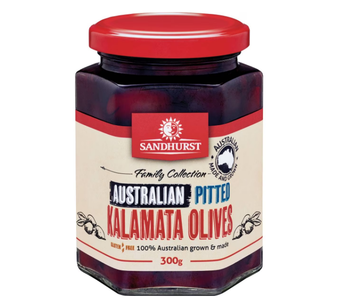 Sandhurst Pitted Kalamata Olives 300g