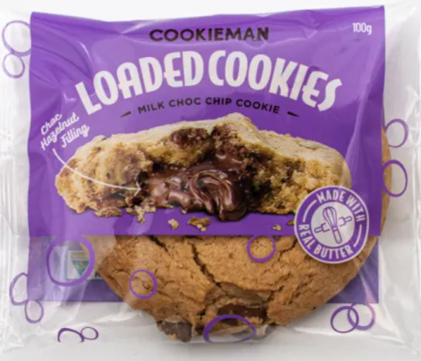 Cookie Man Milk Chocolate Loaded With Choc Hazelnut Filling