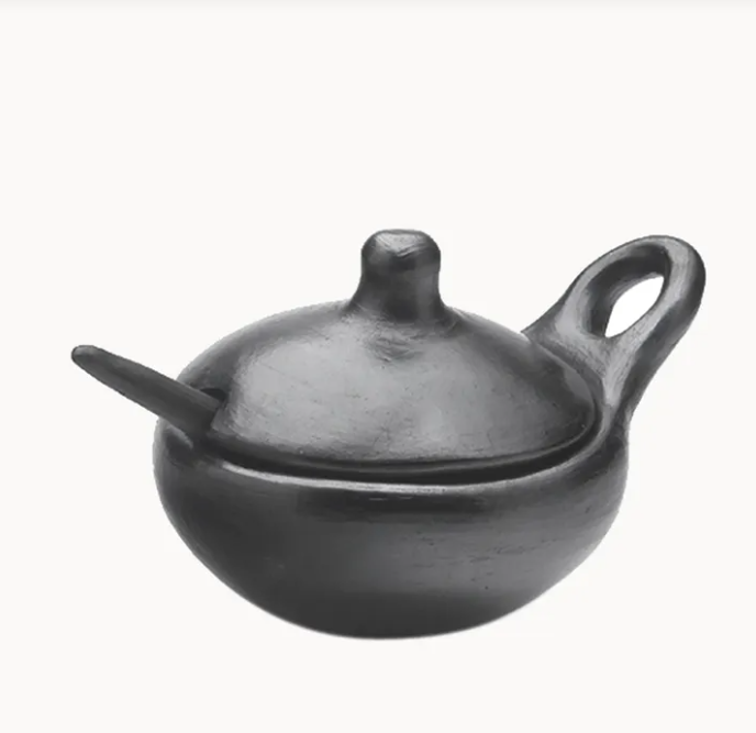 La Chamba Sauceboat with Lid and Spoon (3PC)