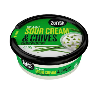 Zoosh Dip Sour Cream & Chives 185g