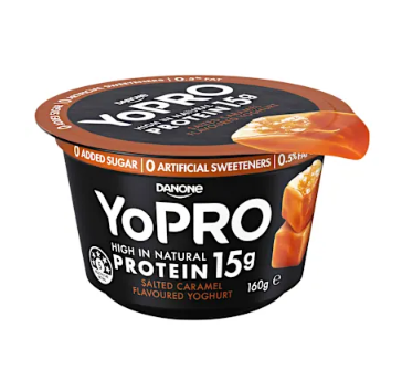 Danone Yoghurt Pro Salted Caramel 160 gm