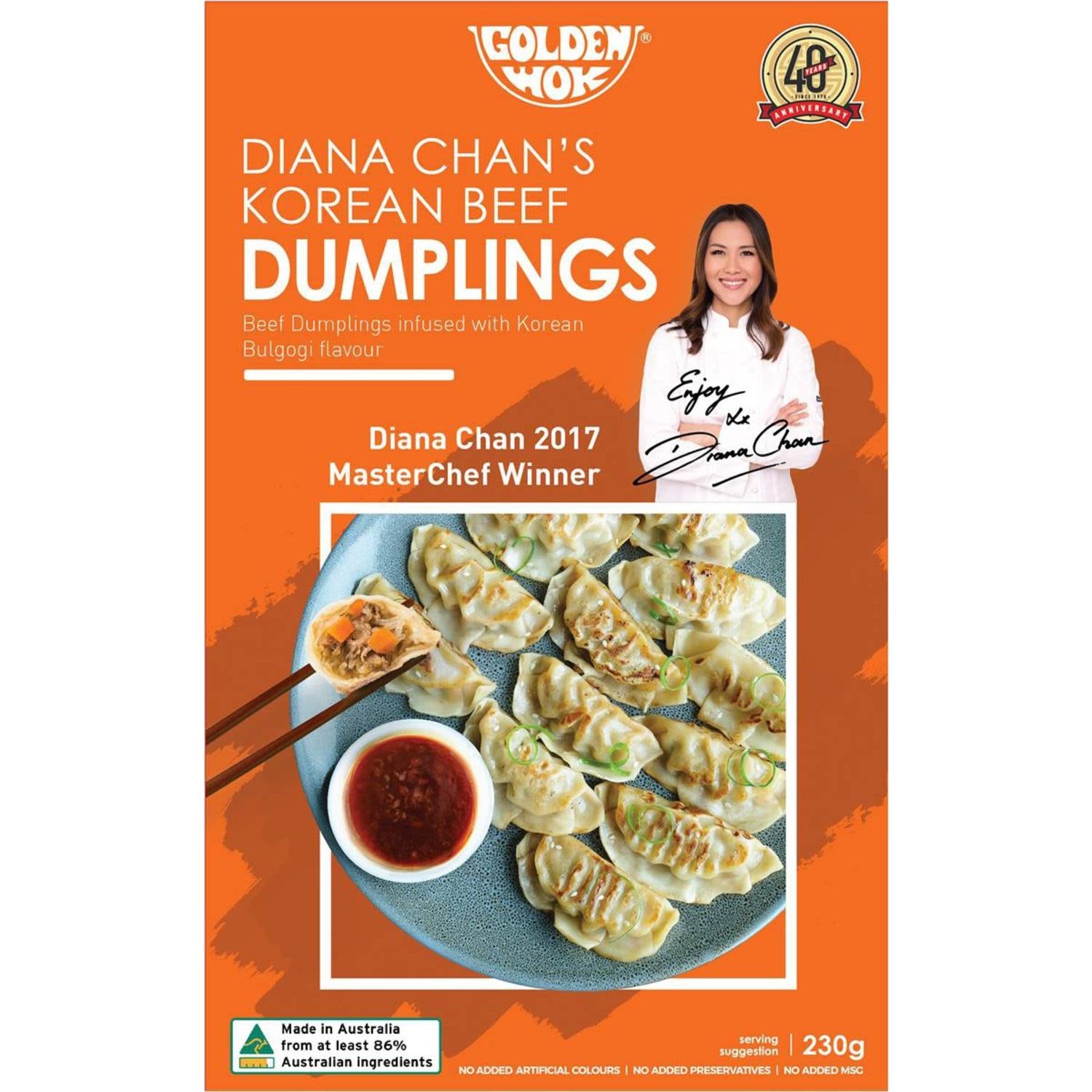 Golden Wok Dumpling Korean Beef 230g