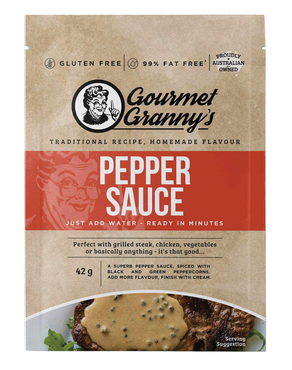 Gourmet Granny's GF Pepper Sauce 42g