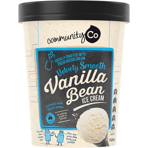 Community Co Vanilla Bean Ice Cream 1l