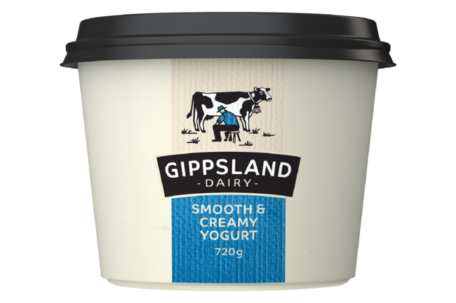 Gippsland Smooth & Creamy Yoghurt 700g