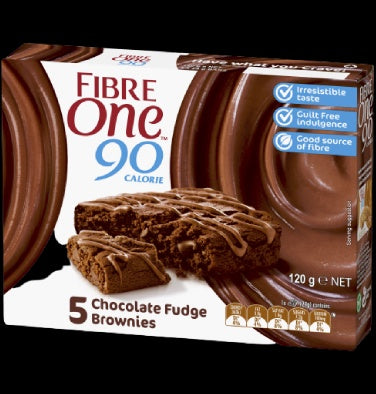 Fibre One Chocolate Fudge Brownies 5 Pk