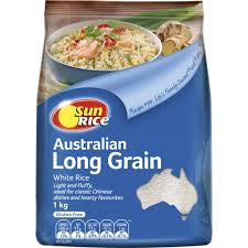 Sunrice Premium Long Grain white Rice 1kg