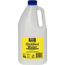 Black and Gold Distilled Water 2l