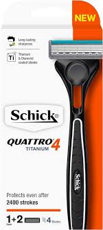 Schick Quatro Kit Titanium - Mens