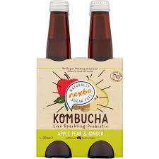 Nexba Kombucha Apple Pear & Ginger 4x330ml