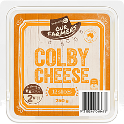 Community Co Colby Cheese Slices 250g