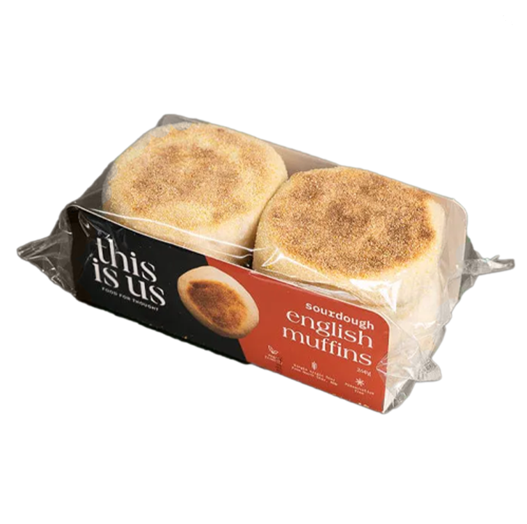 This Is Us Sour Dough English Muffins 4 Pack