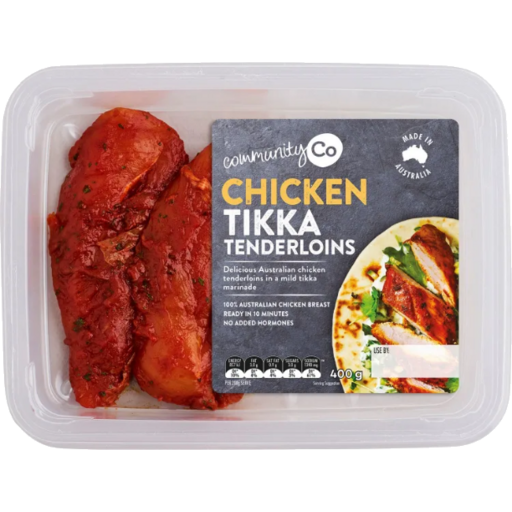 Community Co Chicken Tikka Tenderloins 400g