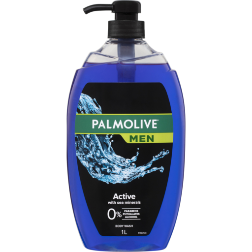 Palmolive Men Body Wash Active with Sea Minerals 1l