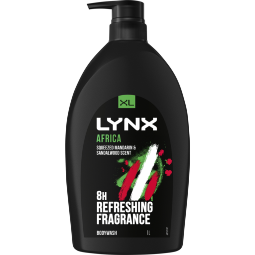 Lynx Africa Refreshing Body Wash 1L