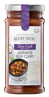 Beerenberg Slow Cook Base Japanese Beef Curry 240ml