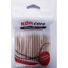 Korbond Cotton Tips Bamboo 100pk