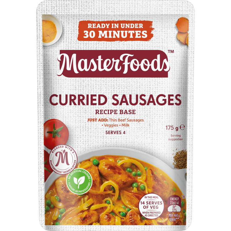 Masterfood Curried Sausages 175g