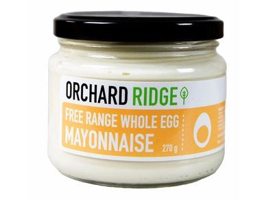 Orchard Ridge Free Range Whole Egg Mayonnaise 270g