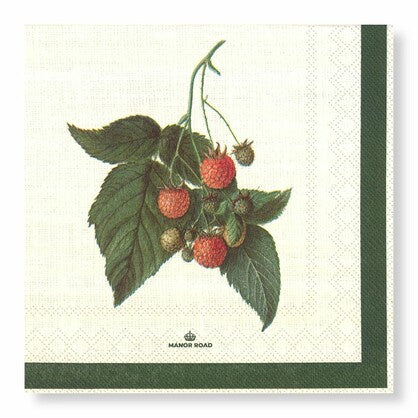 MR Raspberry Harvest Napkins - Luncheon