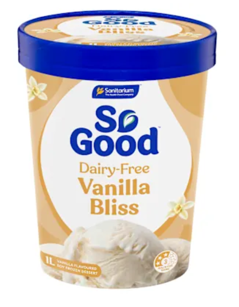 Sanitarium So Good Frozen Dessert Vanilla Bliss 1l