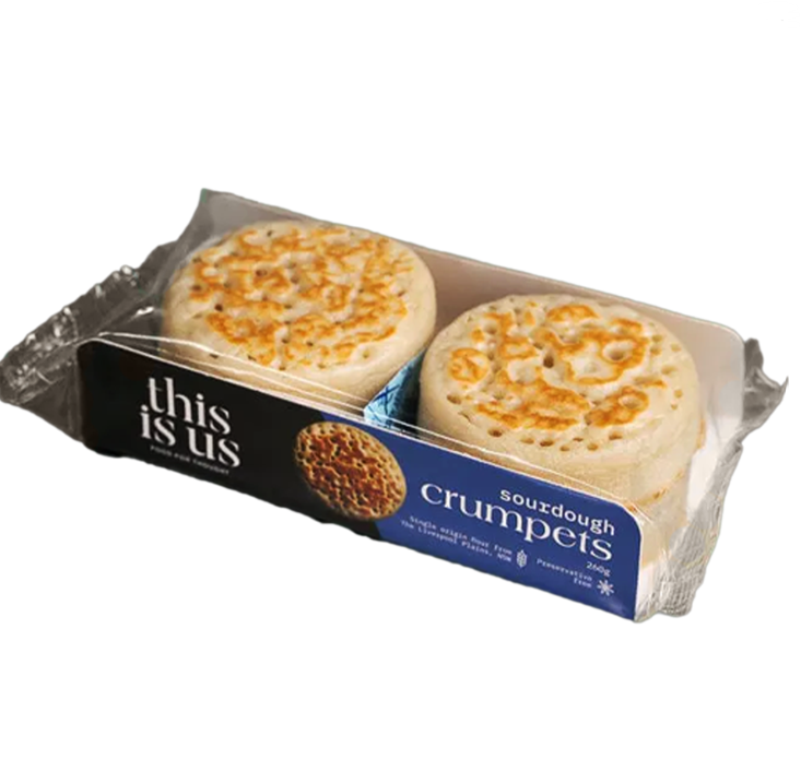 This Is Us Sour Dough Crumpets 4 Pack