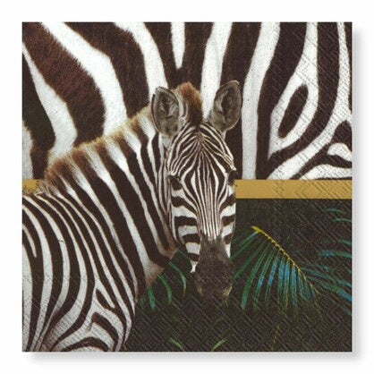 MR Wild Stripes Napkins - Cocktail