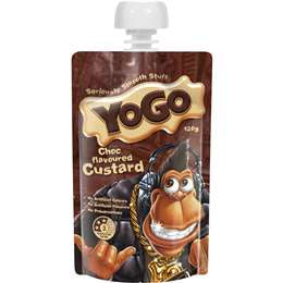 Yogo Custard Pouch Chocolate 120g