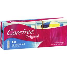 Carefree Tampons Regular 20