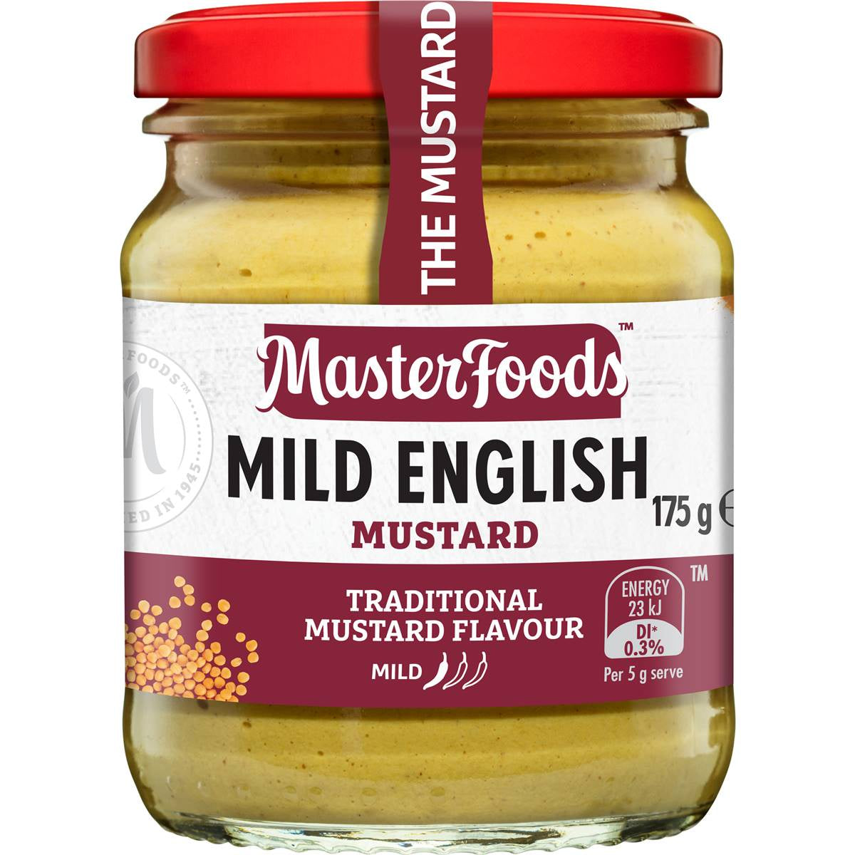 Masterfoods Mild English Mustard 175g