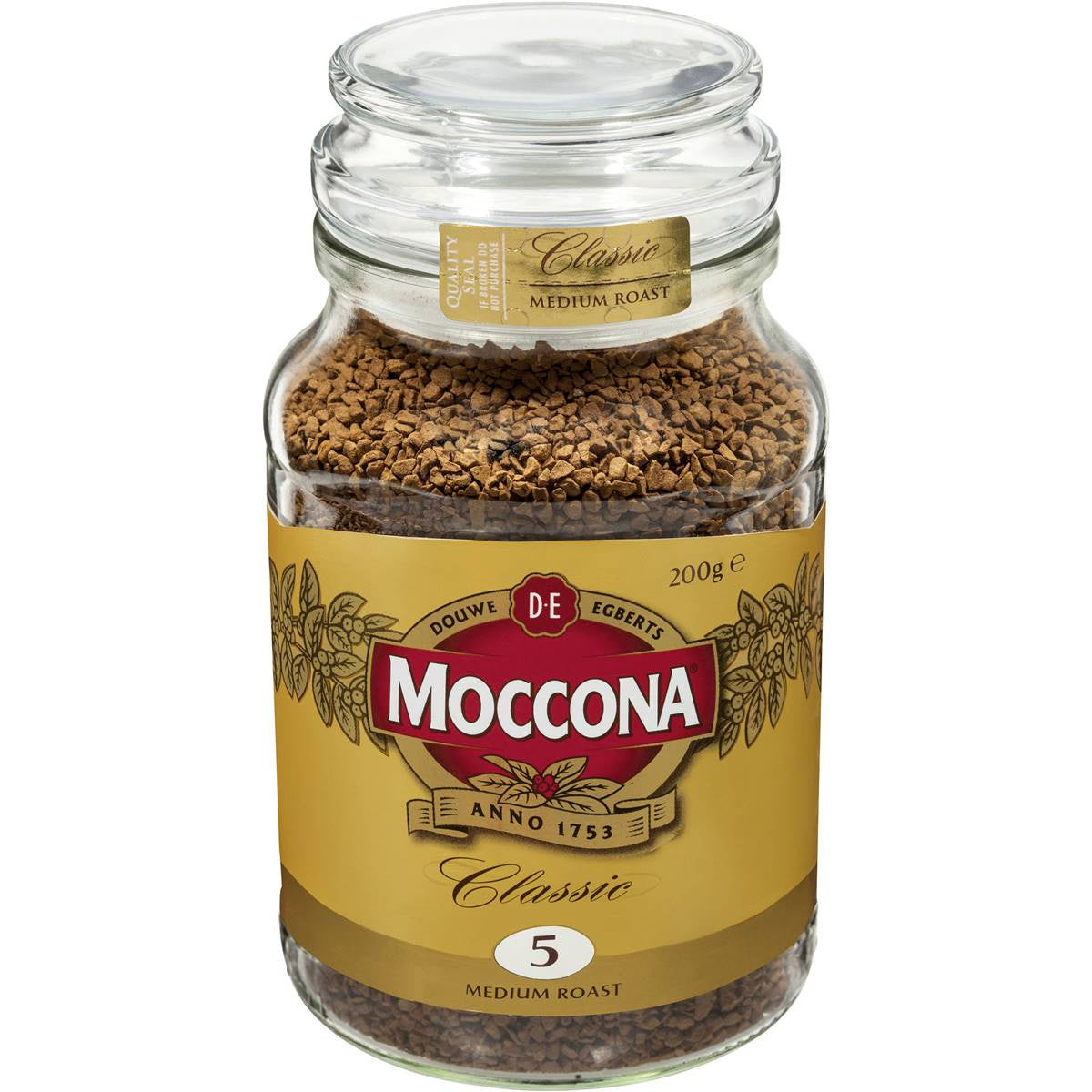 Moccona Classic Medium Roast Coffee 200g